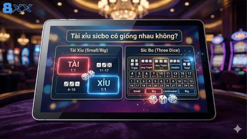 tai-xiu-sicbo-co-giong-nhau-khong